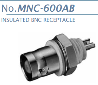 【MNC-600AB】マル信無線電機  高周波コネクタ BNC-BR