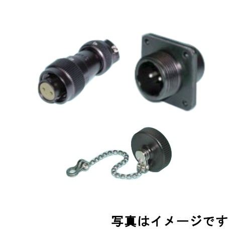 【SNW-1602-PCF5】三和テクノロジーズ 丸型メタル防水コネクタ