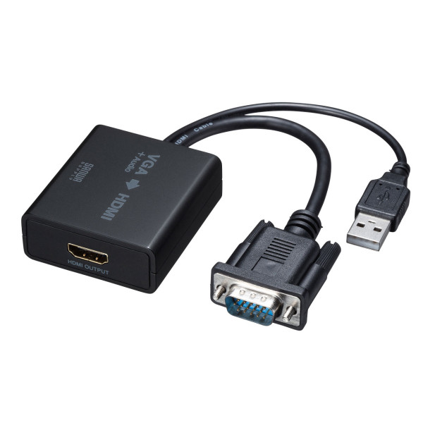 【VGA-CVHD7】サンワサプライ　VGA信号HDMI変換コンバーター