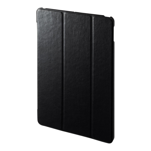 【PDA-IPAD1607BK】サンワサプライ　iPad 10.2インチ　ソフトレザーケース　ブラック