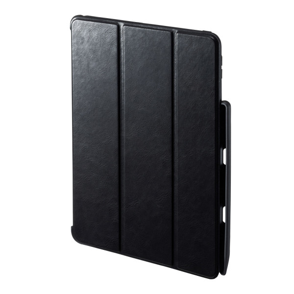 【PDA-IPAD1614BK】サンワサプライ　iPad 10.2インチ　Apple Pencil収納ポケット付きケース　ブラック