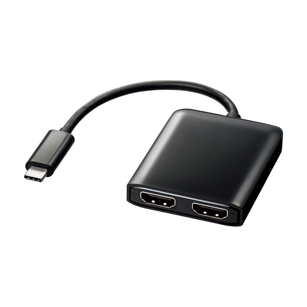 【AD-ALCMST2HD】サンワサプライ　USB TypeC MSTハブ　(DisplayPort Altモード）
