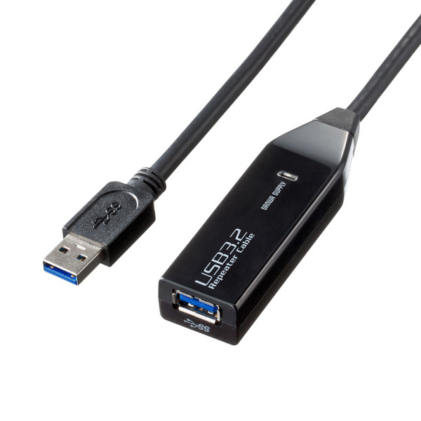 【KB-USB-R303N】サンワサプライ　3m延長USB3.2アクティブリピーターケーブル