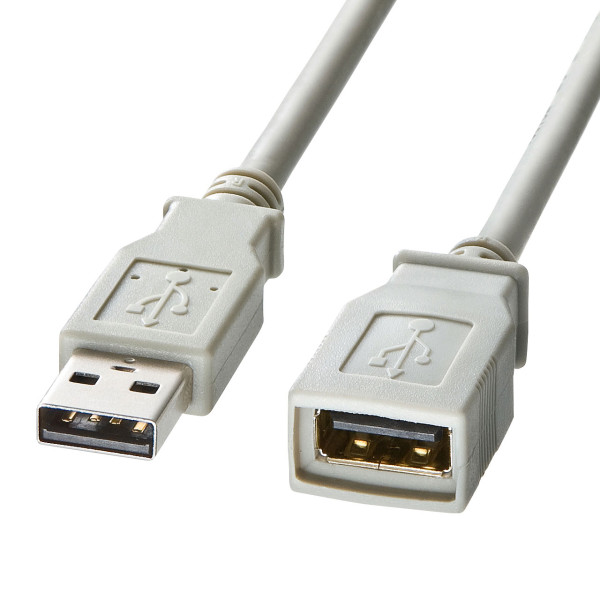 【KB-USB-E2K2】サンワサプライ　USB延長ケーブル