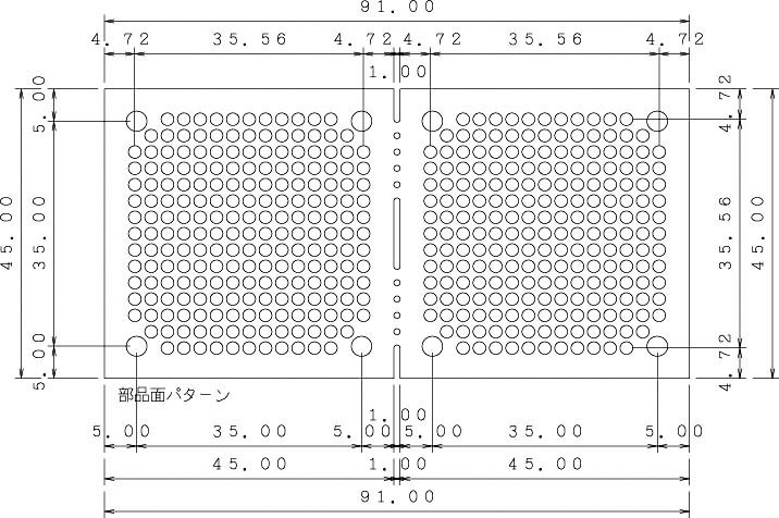 【ICB-90GH】サンハヤト ユニバーサル基板・基板用機材