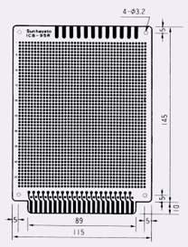 【ICB-95R】サンハヤト ユニバーサル基板・基板用機材